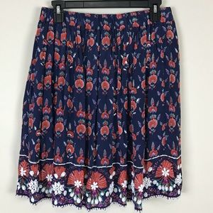=Anthropologie= Maeve skirt medium women beaded